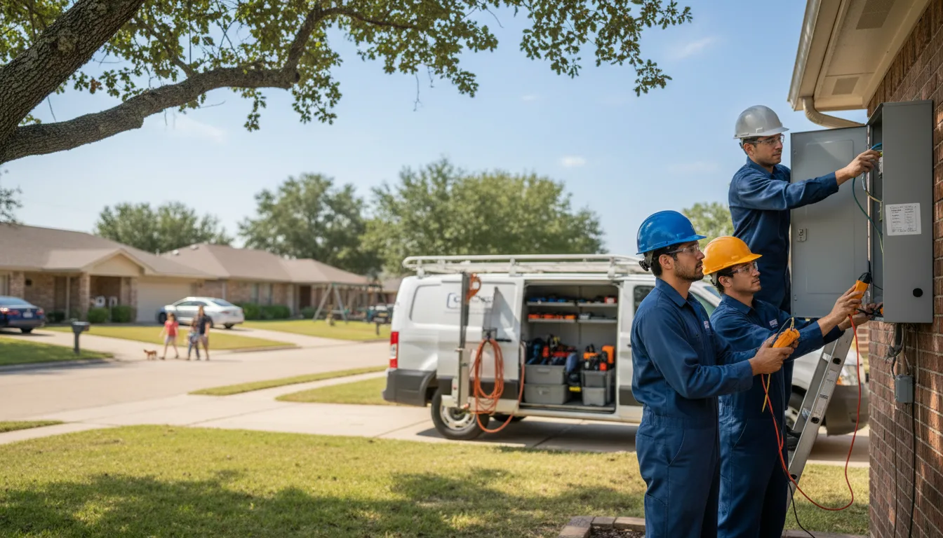 Certified electrician providing emergency electrical services in Grove City, MN